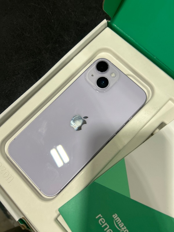 Photo 1 of Apple iPhone 14, 128GB, Purple - Unlocked (Renewed Premium)