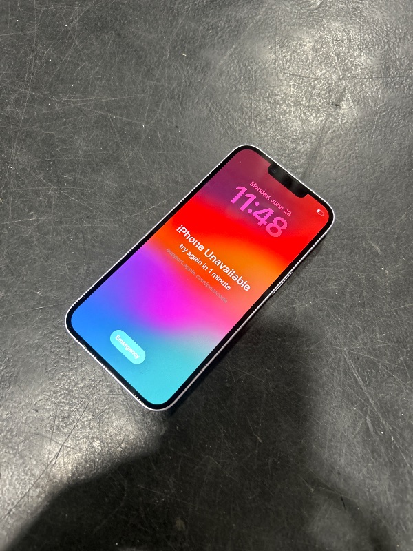 Photo 1 of Apple iPhone 14, 128GB, Purple - Unlocked (Renewed Premium)