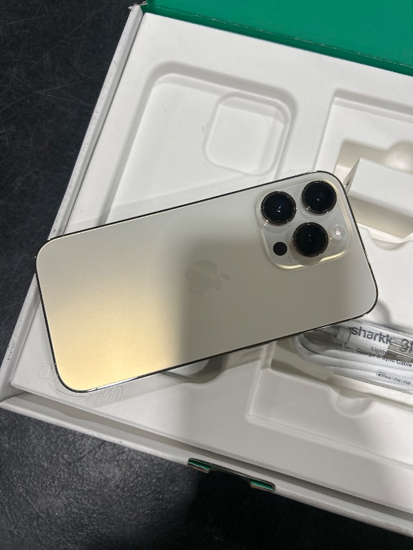 Photo 1 of Apple iPhone 14 Pro, 256GB, Gold - Unlocked (Renewed Premium)