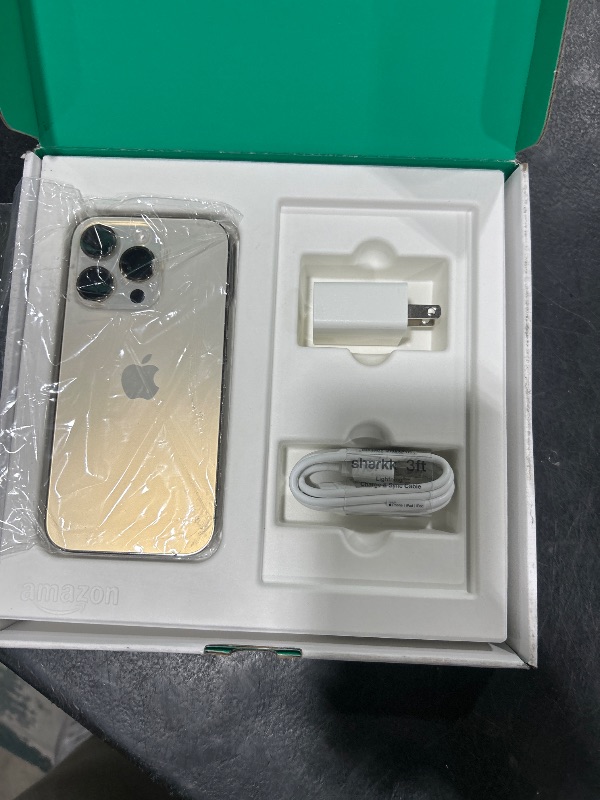 Photo 1 of Apple iPhone 14 Pro, 256GB, Gold - Unlocked (Renewed Premium)