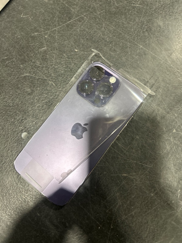 Photo 1 of Apple iPhone 14 Pro, 256GB, Deep Purple - Unlocked (Renewed)