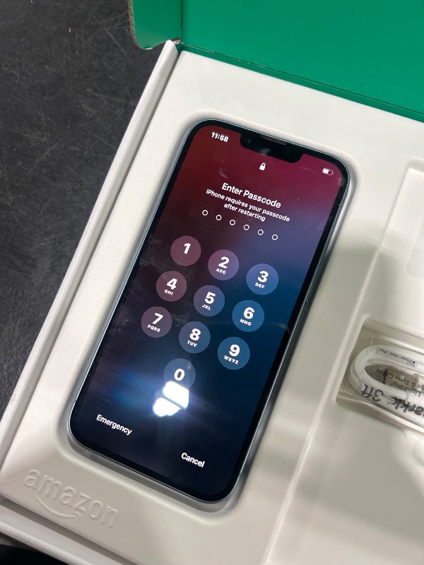 Photo 1 of Apple iPhone 14, 128GB, Blue - Unlocked (Renewed Premium)