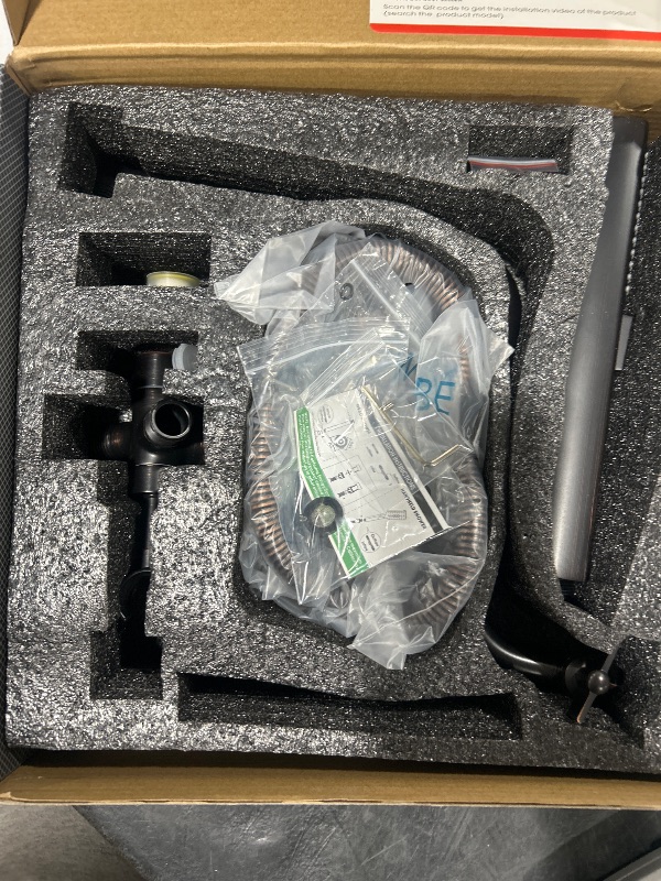 Photo 1 of PDPBath All Metal Shower Head with Handheld Combo, 12" Rainfall Shower Head with Adjustable Extension Arm, High Pressure Handheld Wand W/ 79" Extra Long Hose, Upgrade 3-Way Diverter, Oil Rubbed Bronze