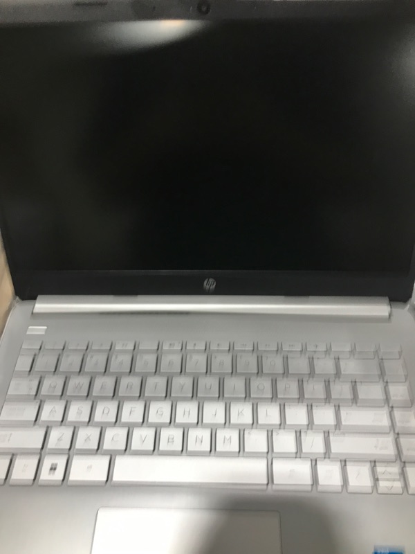 Photo 1 of HP 14 inch Laptop, HD Display, Intel Core i3-1215U, 8 GB RAM, 256 GB SSD, Intel UHD Graphics, Windows 11 Home in S Mode, Natural Silver, 14-dq5009nr
