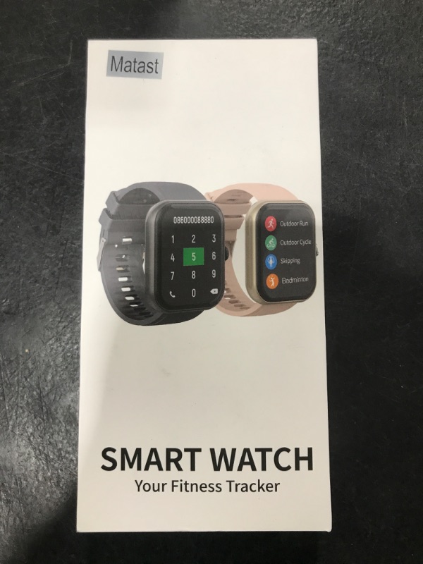 Photo 1 of Smart Watch for Men Women(Answer/Make Calls), 1.96" HD Smartwatch, Fitness Tracker with 110+ Sport Modes, IP68 Waterproof, Heart Rate/Sleep/Step Monitor, Pedometer, Activity Tracker for Android iOS