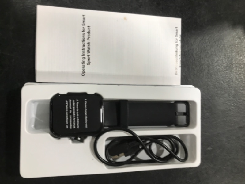 Photo 1 of Smart Watch for Men Women(Answer/Make Calls), 1.96" HD Smartwatch, Fitness Tracker with 110+ Sport Modes, IP68 Waterproof, Heart Rate/Sleep/Step Monitor, Pedometer, Activity Tracker for Android iOS