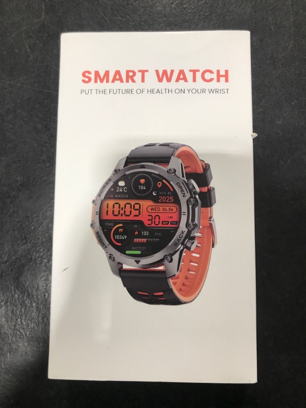 Photo 1 of Hwagol Smart Watch (Call/Answer) 1.52'' Military Smart Watches for Men, 100+Sport Modes/Heart Rate/Sleep Monitor/Pedometer, 2025 New Fitness Tracker Two Style Kits,Watches for Men for Android iPhone