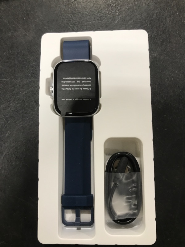 Photo 1 of Csasan Smart Watch, 1.91" HD Screen Smartwatch for Men Women(Answer/Make Call), Fitness Watch with Heart Rate/Sleep Monitor/Steps Monitor, 110+ Sports Modes, IP68 Waterproof Activity Tracker Navy Blue