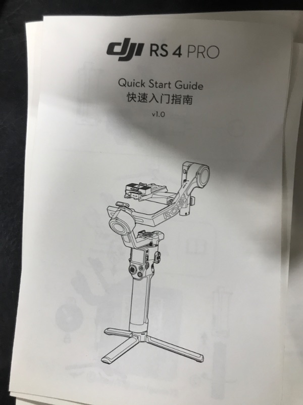 Photo 1 of DJI RS 4 Pro Combo, 3-Axis Gimbal Stabilizer for Cameras for DSLR & Cinema Camera Stabilizer Canon/Sony/Panasonic/Nikon/Fujifilm, Native Vertical Shooting, 4.5kg/10lbs Payload, Camera Gimbal