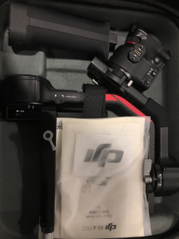 Photo 1 of DJI RS 4 Pro Combo, 3-Axis Gimbal Stabilizer for Cameras for DSLR & Cinema Camera Stabilizer Canon/Sony/Panasonic/Nikon/Fujifilm, Native Vertical Shooting, 4.5kg/10lbs Payload, Camera Gimbal