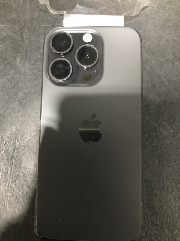 Photo 1 of Apple iPhone 15 Pro, 256GB, Black Titanium - Unlocked (Renewed Premium)