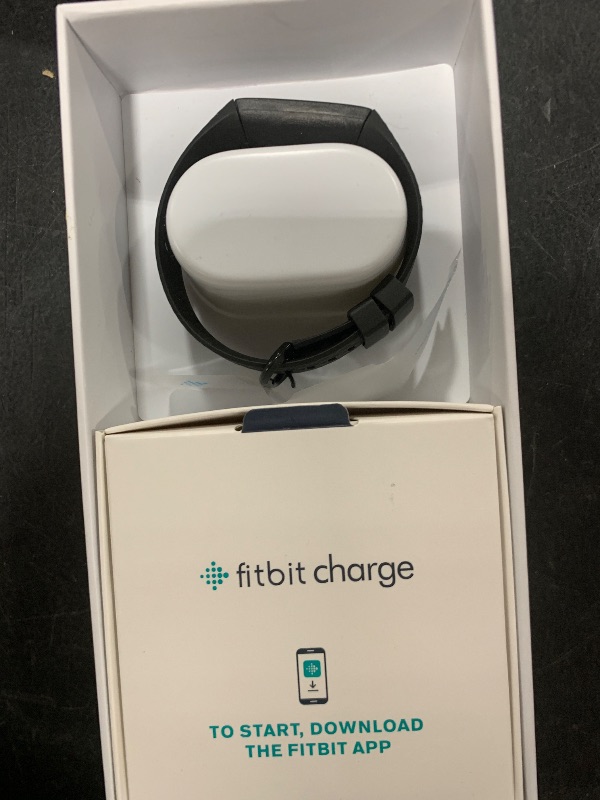 Photo 1 of Fitbit Charge 4 Black Advanced Fitness Tracker