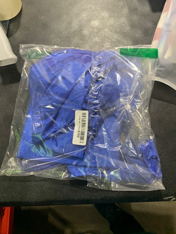 Photo 1 of FtyFty Shiny Kindergarten Graduation Cap and Gown Set (27"(3'6"-3'8"), Royal Blue)