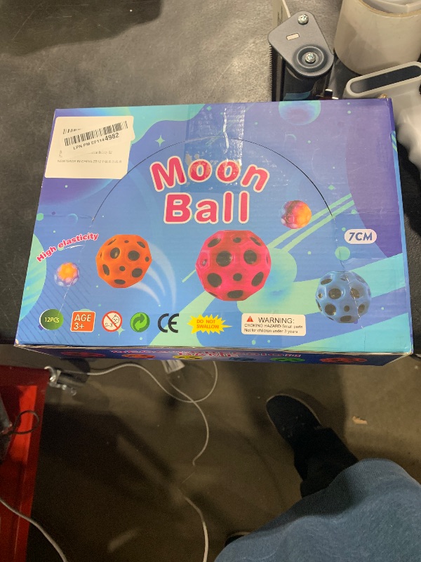 Photo 1 of ZHEBAG Bouncy Ball, Colorful Big Super Bouncy Astro Ball, Extreme High Bouncing Balls for Kids,Fun Kids Lightweight Foam Jump Balls for Outside, Improve Hand Eye Coordination Ability (12 Pack)