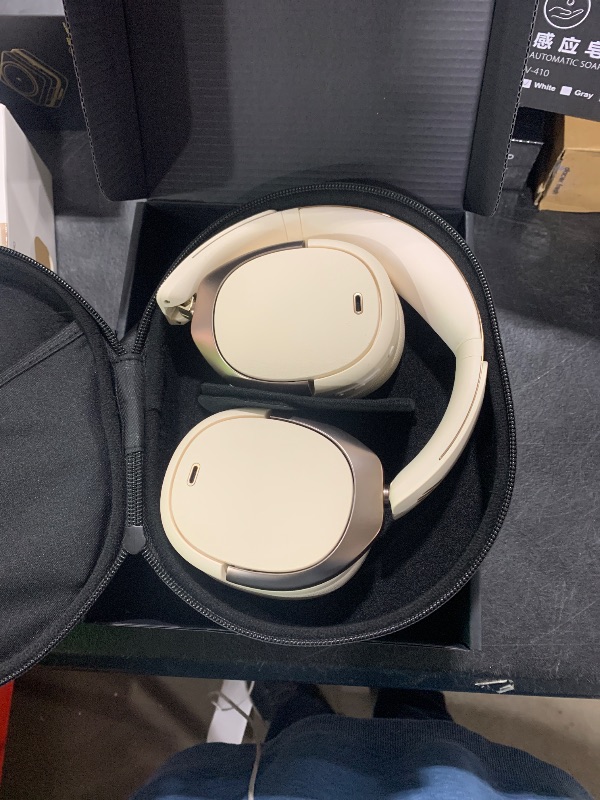 Photo 1 of Edifier WH950NB Active Noise Cancelling Headphones, Bluetooth 5.3 Wireless Headphones, LDAC Hi-Res Audio, 55 Hours Playtime, Google Fast Pairing for Android, Dual Device Connection, App Control, White