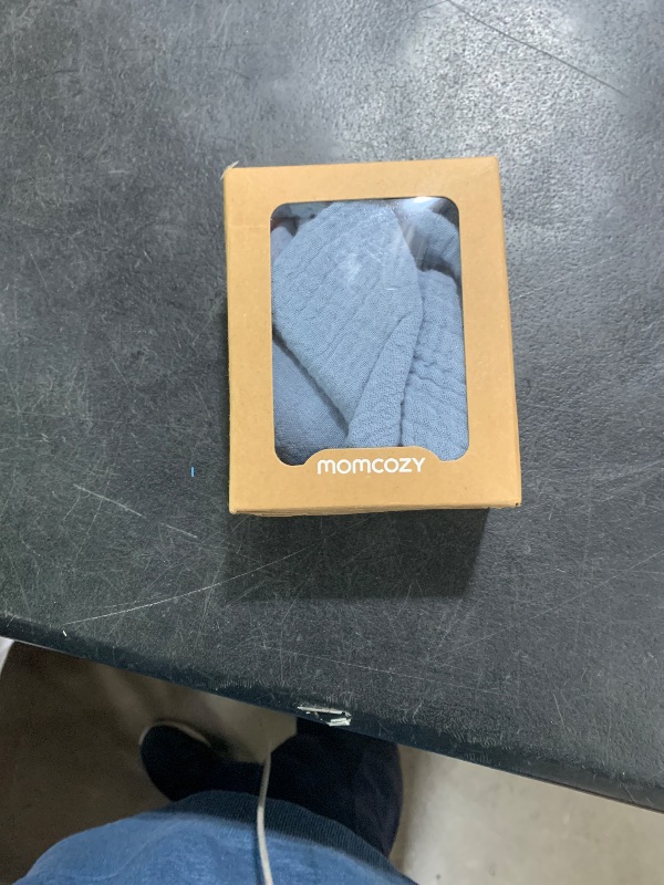 Photo 1 of Momcozy Bear Loveys for Babies with Cotton - Soft Security Blanket for Boy or Girl for Self-Soothing On-The-Go-Portable & Anti-Drop Design - Newborn Gift?Must Have?Blue 14 inch?