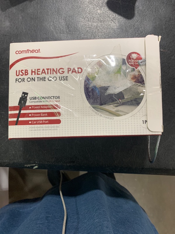 Photo 1 of Comfheat USB Plug-in Heating Pad, 5V Heated Pads, FSA HSA Eligible 3 Heat Settings & Auto Shut Off, Warm Therapy for Pain Relief Abdomen Cramps (16"x 12") Non-Chargeable