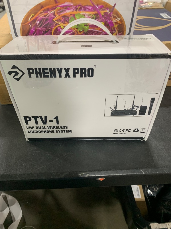 Photo 1 of Phenyx Pro Wireless Microphone System, VHF Wireless Mic Set with Handheld/Bodypack/Headset/Lapel Mics, Stable Signal, Cordless Microphone for Singing, Karaoke, Church, DJ (PTV-1-1H1B)