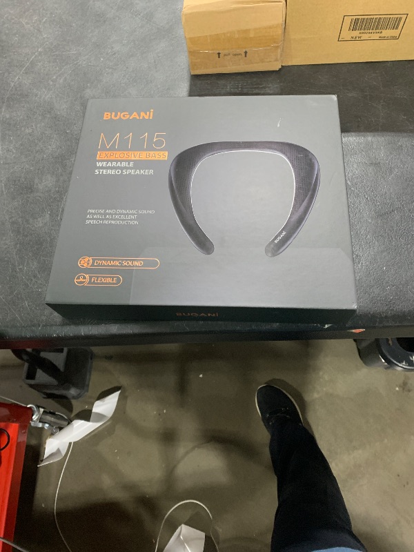 Photo 1 of Neckband Speaker, BUGANI Wireless Neck Bluetooth Speaker True 3D Stereo Sound, Lightweight Personal Body Sport Speakers with 24H Playtime
