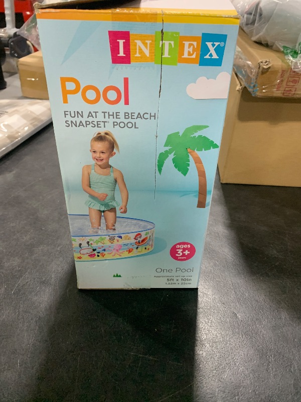 Photo 1 of INTEX Beach Days Snapset Instant Kids Childrens Swimming Pool
