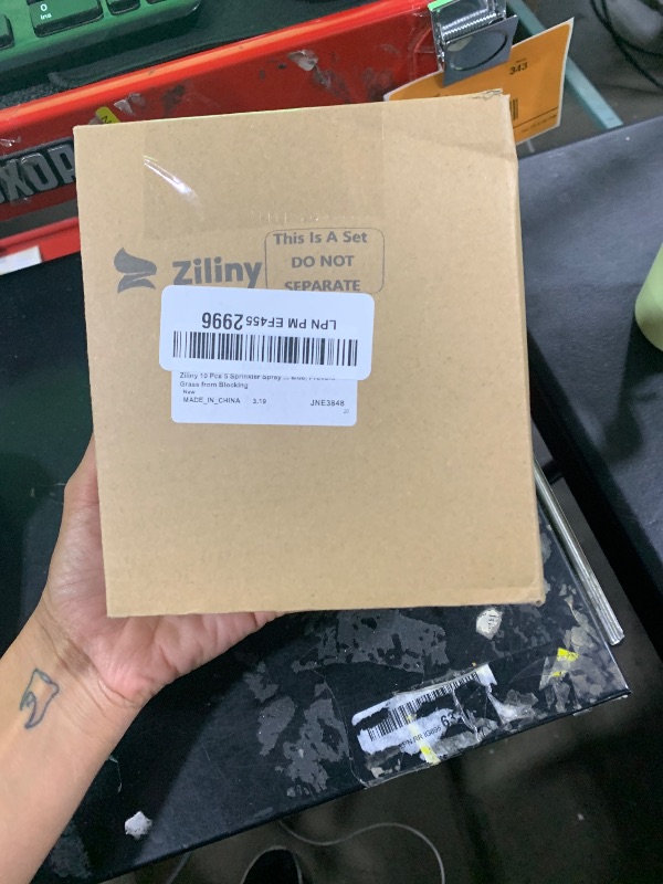 Photo 1 of Ziliny 10 Pcs Sprinkler Spray Protector Donut 1.75" ID Plastic Sprinkler Head Protector Lawn Covers for Outside, Prevent Grass from Blocking