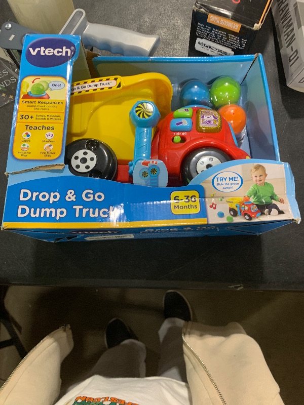 Photo 1 of VTech Drop and Go Dump Truck, Yellow