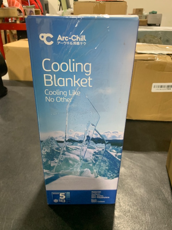 Photo 1 of Marchpower Cooling Blanket for Kids Hot Sleepers, Arc-Chill Cooling Throw Blanket with Double-Sided Design, Japanese Cooling Fiber Absorbs Body Heat, Lightweight Soft Blanket for Sleeping Baby Travel