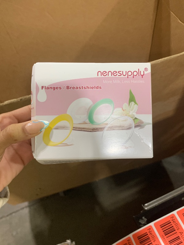 Photo 1 of Nenesupply 17mm Oval Flanges Compatible with Medela Breast Pump Parts Replace 17mm Medela Flange Accessories. Work with Pump in Style Parts Symphony Parts Swing Maxi Harmony and Personalfit Flex