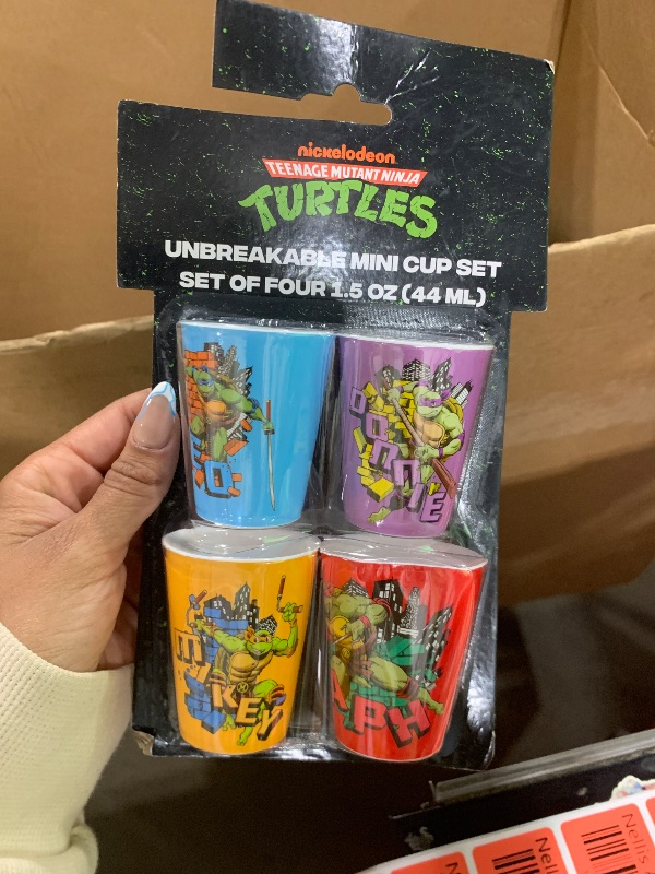 Photo 1 of Mini Ninja Turtle cups 