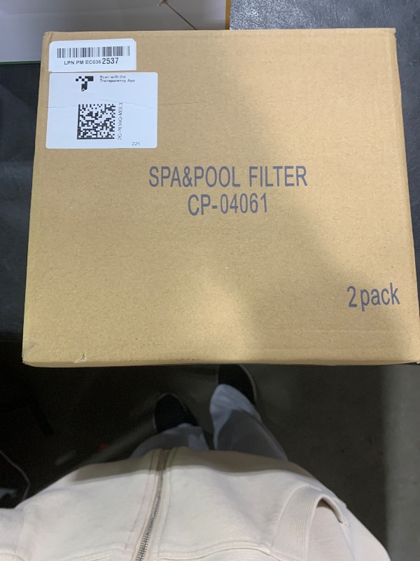 Photo 1 of Cryspool® 04061 Filter Compatible with C-4335, PRB35-IN, R173431, Guardain 409-219, FC-2385, 03FIL1300, 35 Sq. Ft Spa Filter Cartridge, 2 Pack