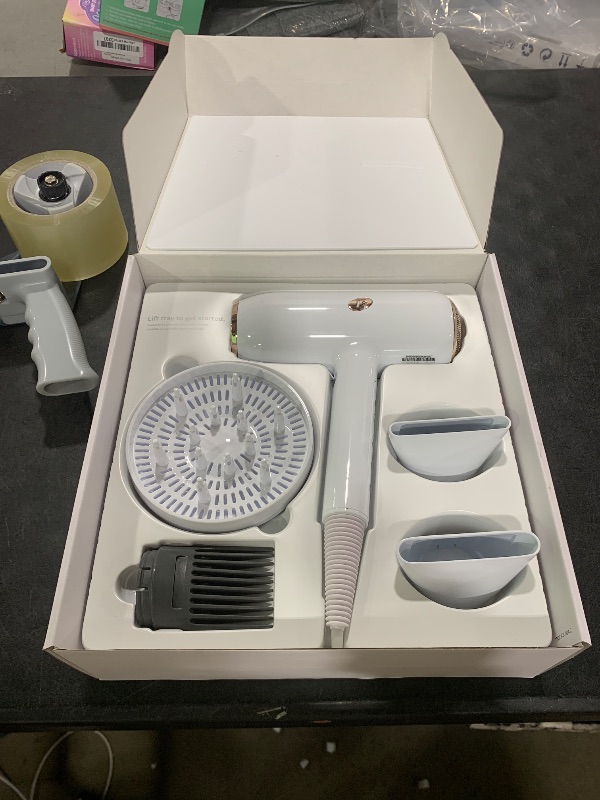 Photo 1 of T3 Featherweight StyleMax Professional Ionic Hair Dryer with Custom Heat Automation & 4 Attachments, Fast Drying, Lightweight with 5 Heat & 3 Speed Settings, 2 Concentrators, Diffuser & Smoothing Comb