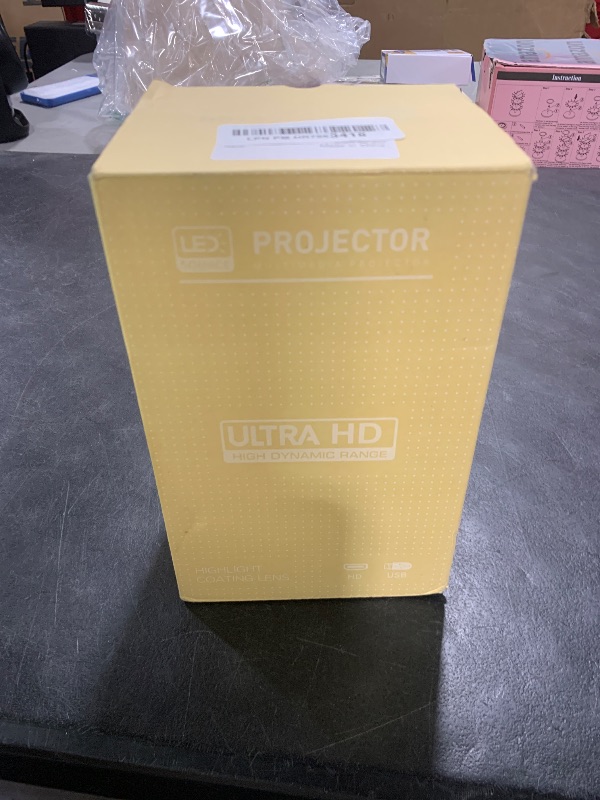 Photo 1 of Mini Projector with WIFI 6 and Bluetooth, 4K 1080P Support Portable Projector, Built-in App, Android 11, 150 ANSI, Auto Keystone Correction, 40"-130" Screen Video Projector for Laptop/PC/Smartphone