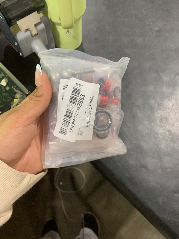 Photo 1 of Alloy Front Steering Blocks Steering Knuckle Arm AR330505 for Arrma Kraton 6S Outcast 6S Notorious 6S Fireteam 6S BLX Upgrades Parts (Red)