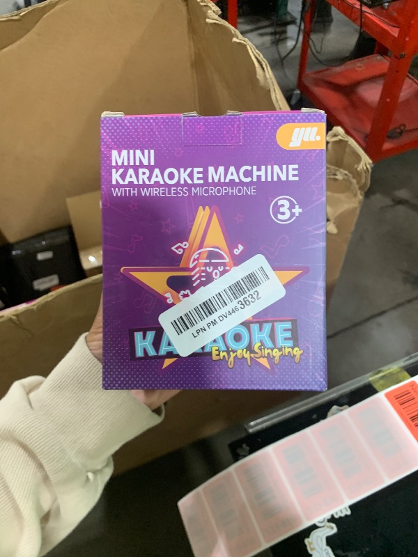 Photo 1 of YLL Mini Karaoke Machine with 2 Wireless Microphones, TOP Kids Gifts for Girls Ages 3, 4, 5, 6, 7, 8, 9,10,11,12 +Year Old, 4-12 Years Old Birthday Toy Gift for Girls Boys Party (Purple)