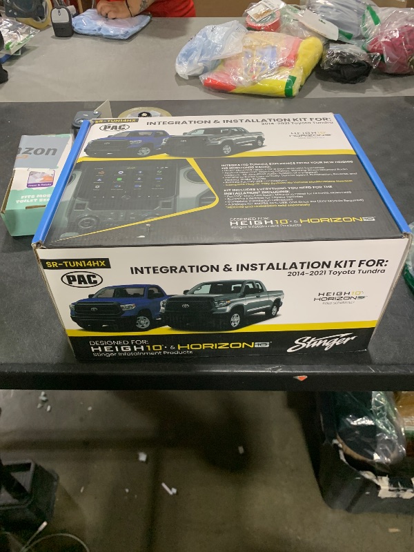 Photo 1 of PAC SR-TUN14HX - Ix210 / Un1810 Heigh10 Installation Kit Compatible with 2014-2021 Toyota Tundra