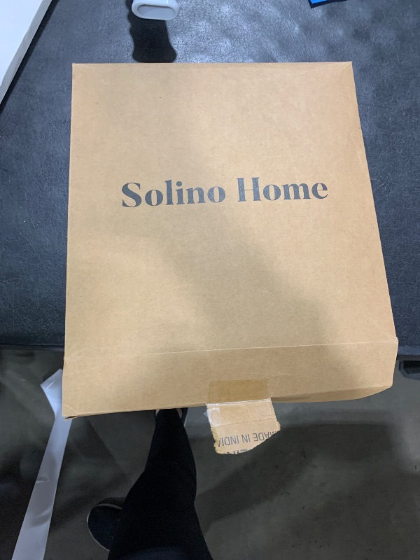 Photo 1 of Solino Home Linen Tablecloth 60 x 144 Inch - 100% Pure Linen Charcoal Grey Table Cloth for Rectangle Tables - Athena, Machine Washable Tablecloth