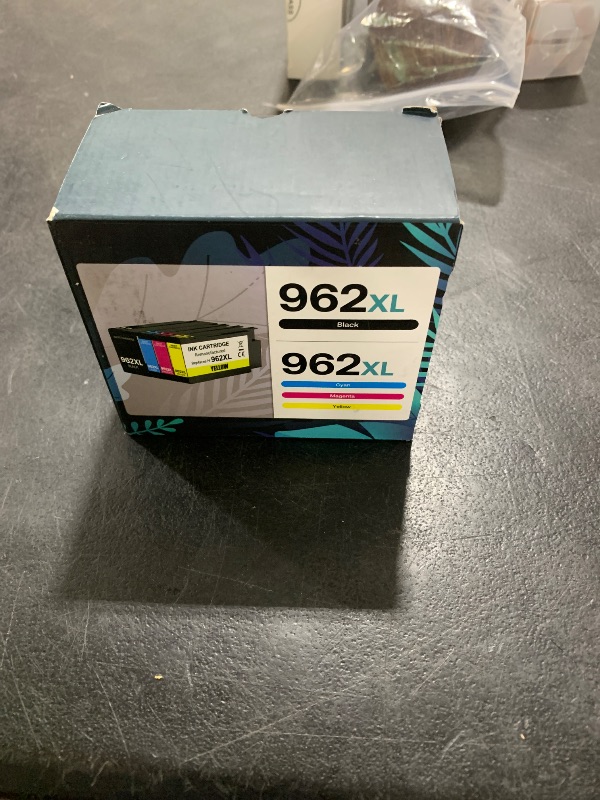Photo 1 of 962XL Ink Cartridges Combo Pack Compatible for HP Ink 962 High Yield Work with HP OfficeJet Pro 9010 9012 9015 9020 9018 9025 9019Printers (4 Pack)