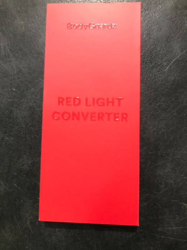 Photo 1 of BodyGuardz Red Light Converter Compatible with iPhone 16 Pro Max Screen Protector - Extreme Impact Protection With Red Light Conversion - Easy Install - 9H Hardness - Case Friendly