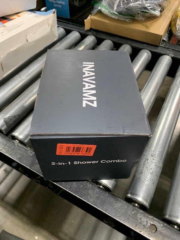Photo 1 of INAVAMZ 2.5GPM Shower Heads with Handheld Spray Combo: 7.2" Rainfall Shower Head & Hand Held Shower Head 2-IN-1 Shower Head with 60" Rotatable Stainless Steel Hose Nickel, Shower Trim Systems