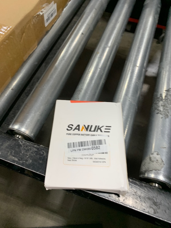Photo 1 of 10pcs 4 Awg - 5/16" (M8) Sanuke Wire Lugs Ring Terminal Connectors Ends, UL Listed Heavy Duty for Battery Cable Lug Wire Electrical Eyelets with 3:1 Dual Wall Adhesive Heat Shrink