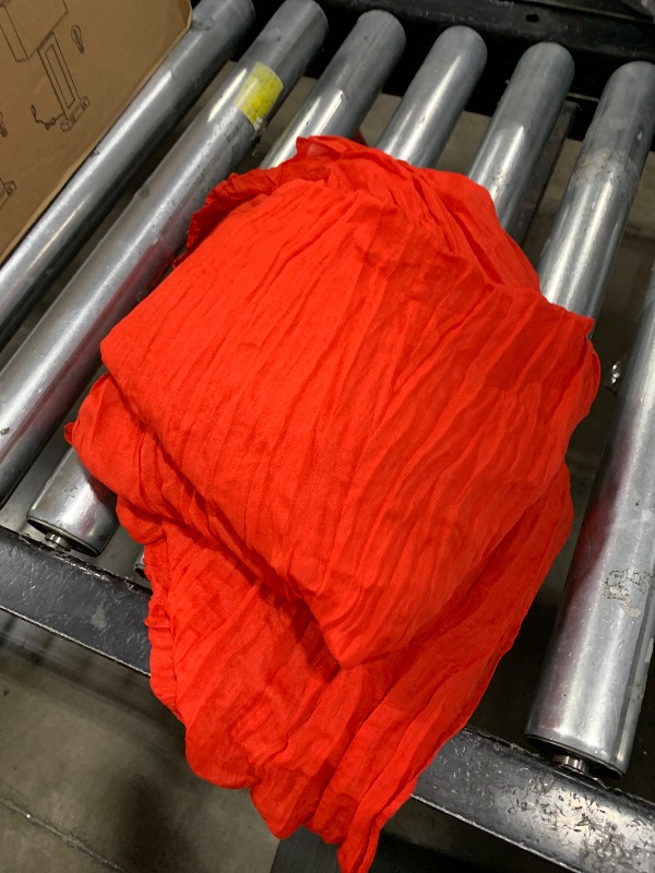 Photo 1 of red fabric 