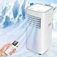 Photo 1 of  White 8500 BTU Portable Air Conditioner,Air Conditioner Up Cooling Range to 360 Sq.ft,3 in 1 with Remote Control,Sleep Mode, Windows Kit
