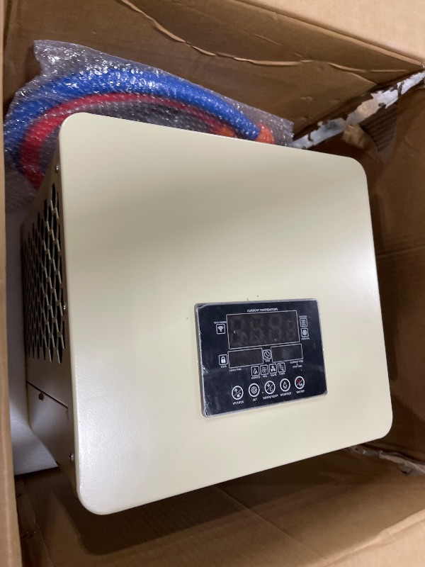 Photo 1 of 18000 BTU Swimming Pool Heat Pump Pool Heaters with three adaptable pipes for Above Ground Pool Ice Bath Cold Plunge for In ground Pools, SPA Bathtubs 5500Gallon Heating or Cooling Mode 110V 60Hz
