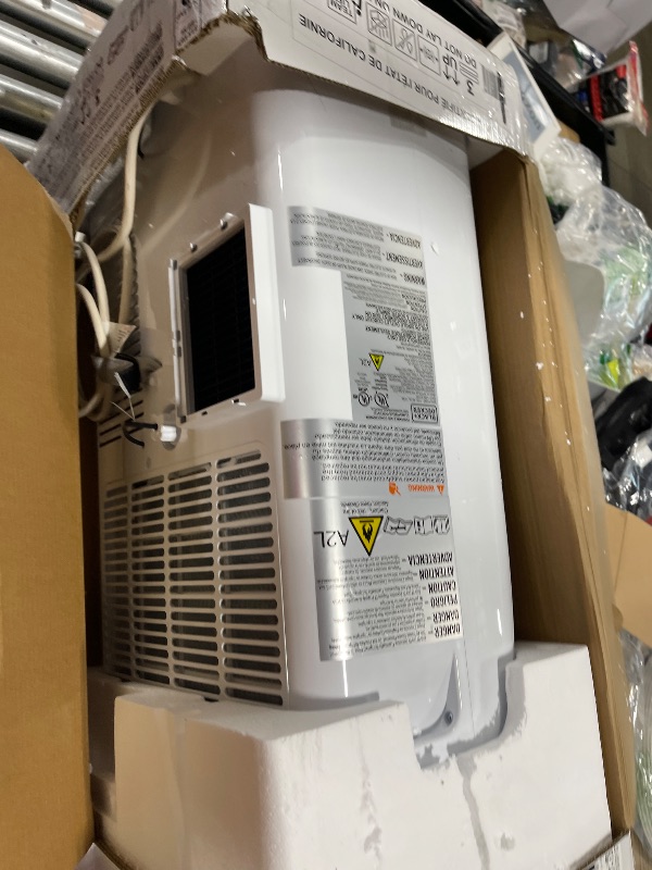 Photo 1 of  White 8500 BTU Portable Air Conditioner,Air Conditioner Up Cooling Range to 360 Sq.ft,3 in 1 with Remote Control,Sleep Mode, Windows Kit
