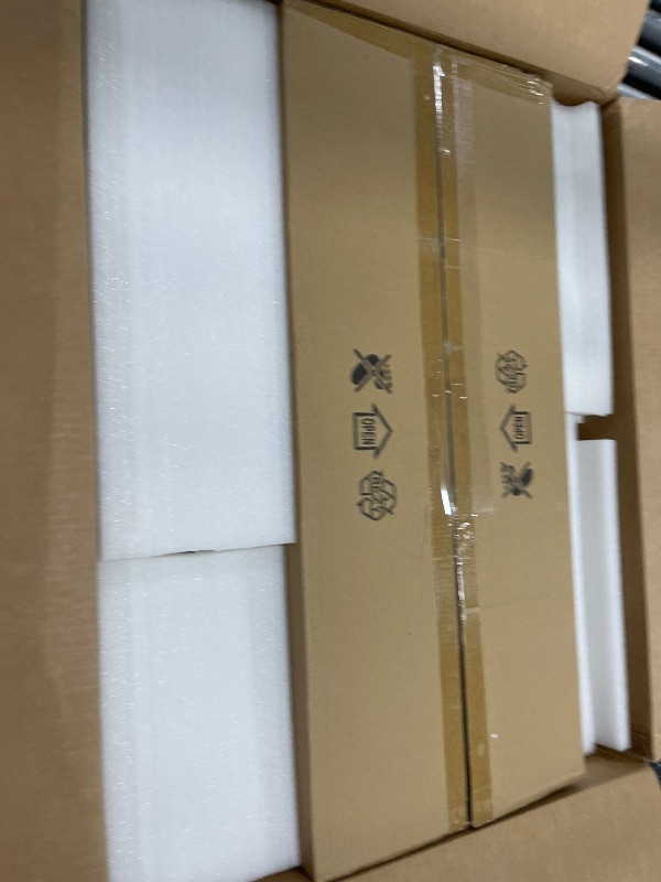 Photo 1 of BNHHLZ White Glass Bathroom Vanity Light Fixtures 4 Light Mid Century Chrome Vanity Light Over Mirror Modern Vanity Lights for Bathroom Mirror Hallway E26 Socket (Bulbs Not Included)