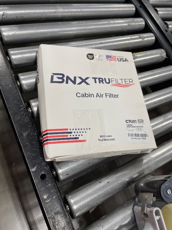 Photo 1 of BNX TruFilter C7081 Cabin Air Filter, HEPA 99.97%, MADE IN USA, Compatible With Ford F-150, F-250 Super Duty, F-350, F-450, F-550, Expedition; Lincoln Navigator