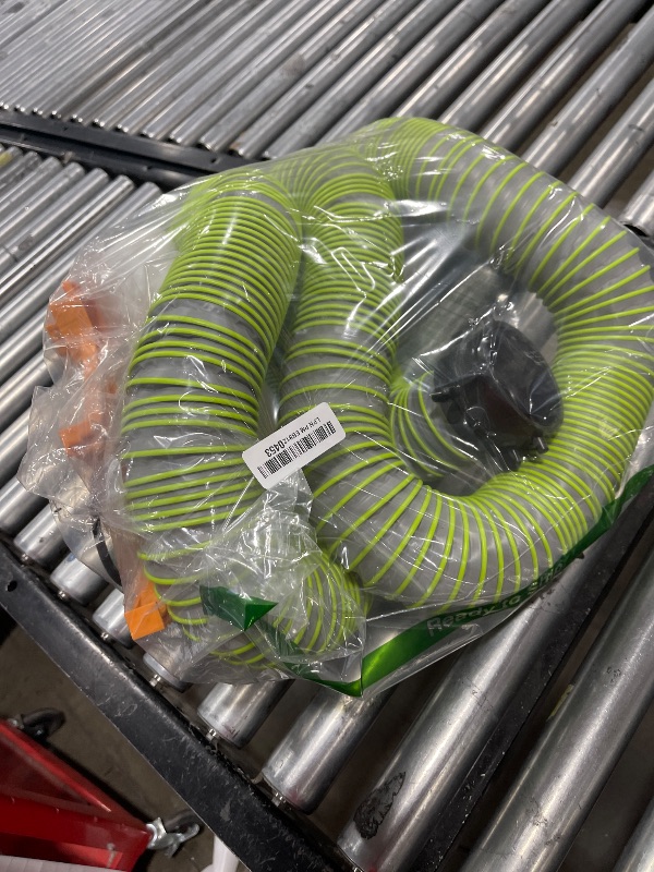 Photo 1 of OUTPRIZE 20FT RV Sewer Hose, Extreme Heavy Duty TPE Material for Abrasion Resistance and Crush Protection, Camper Sewer Hose Kit with Pre-Attached Bayonet Fittings, 4-in-1 Adapter Elbow and Wrench