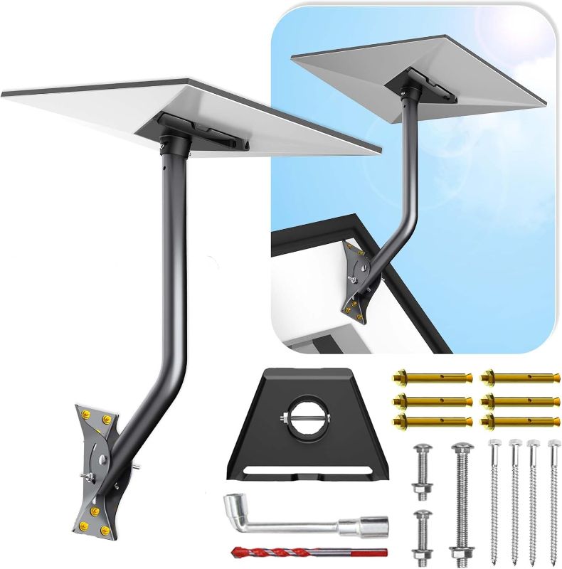 Photo 1 of Gen 3 Mount for Starlink, Adjustable Wall /Roof Mounting Kit Compatible with V3 Starlink Standard Dish?Include Aluminum Gen 3 Pipe Adapter?