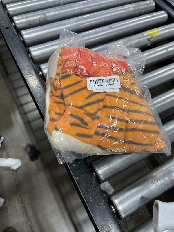 Photo 1 of Sincere Party Tiger Onesie Novelty Tiger Jumpuit with EMB Face Costume for Kids 2XL(12-14)