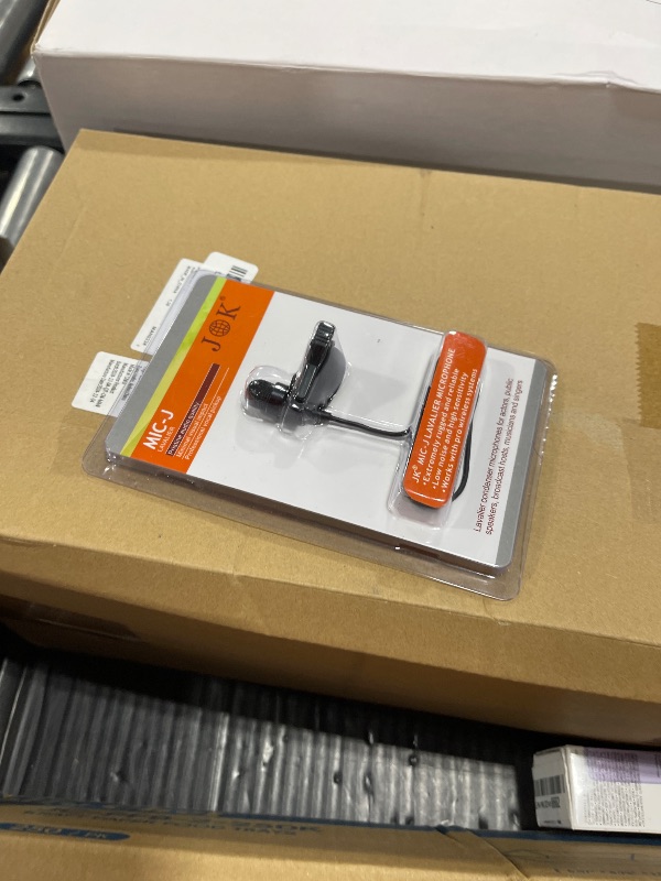 Photo 1 of J K Pro Lavalier Lapel Microphone MIC-J 017 Unidirectional Condenser Microphone Compatible with Shure Wireless Transmitter Mini XLR Ta4f Plug